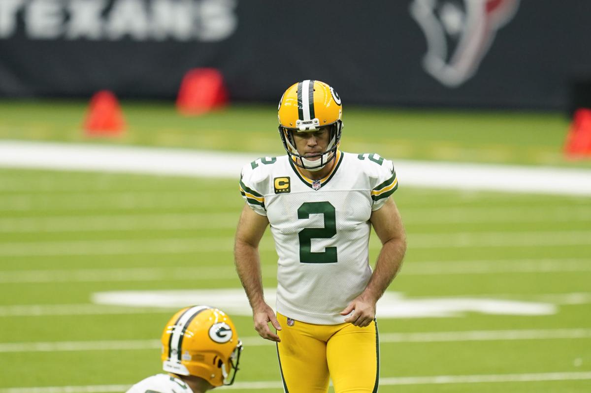 After 214 consecutive games, Mason Crosby questionable for Sunday's game  against Vikings | Pro football | madison.com