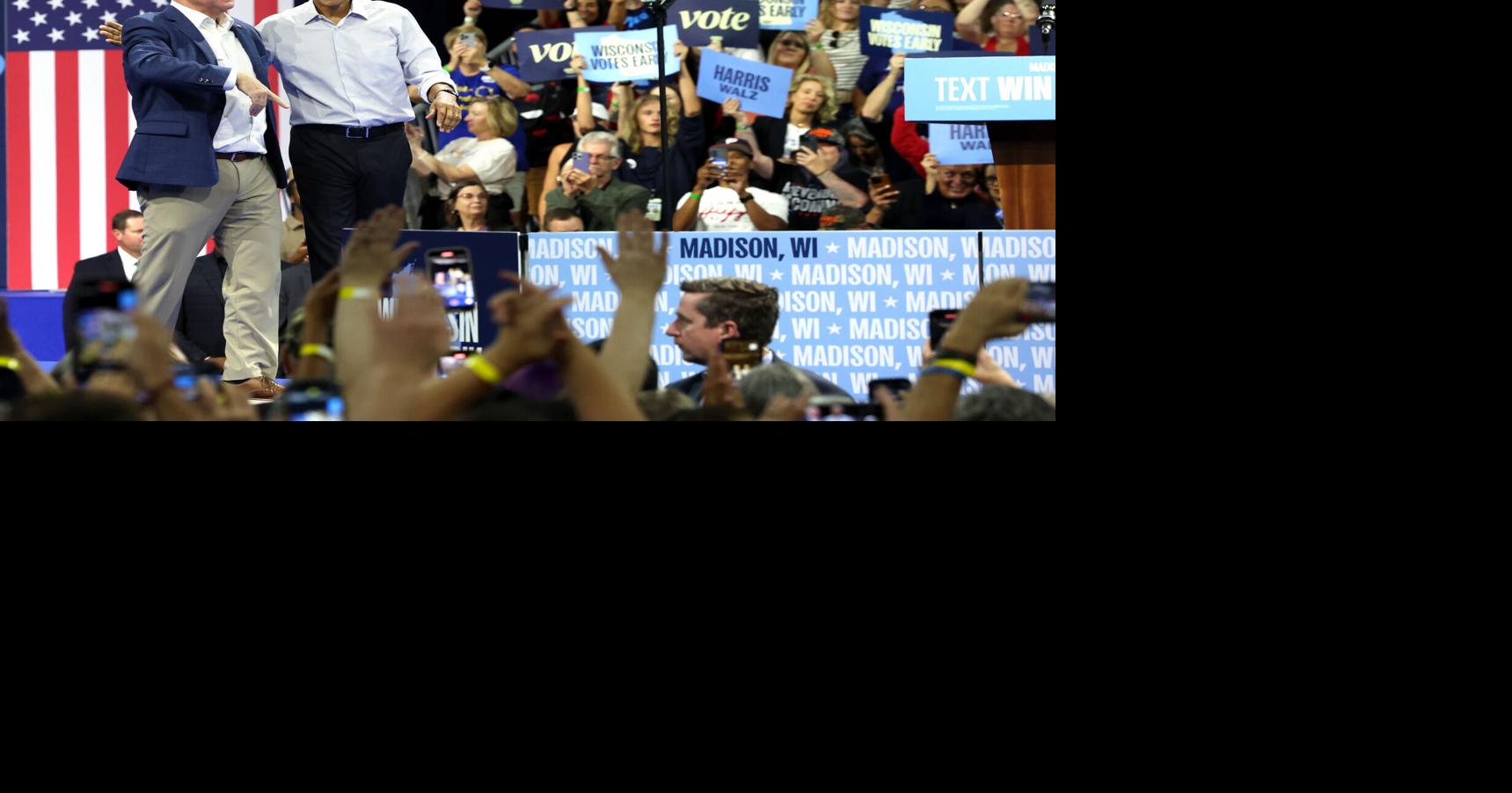 Obama, Walz Madison rally seeks to spur early voting