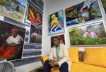 Artist's roots in Trinidad bring vibrancy to paintings of humanity's shared experiences