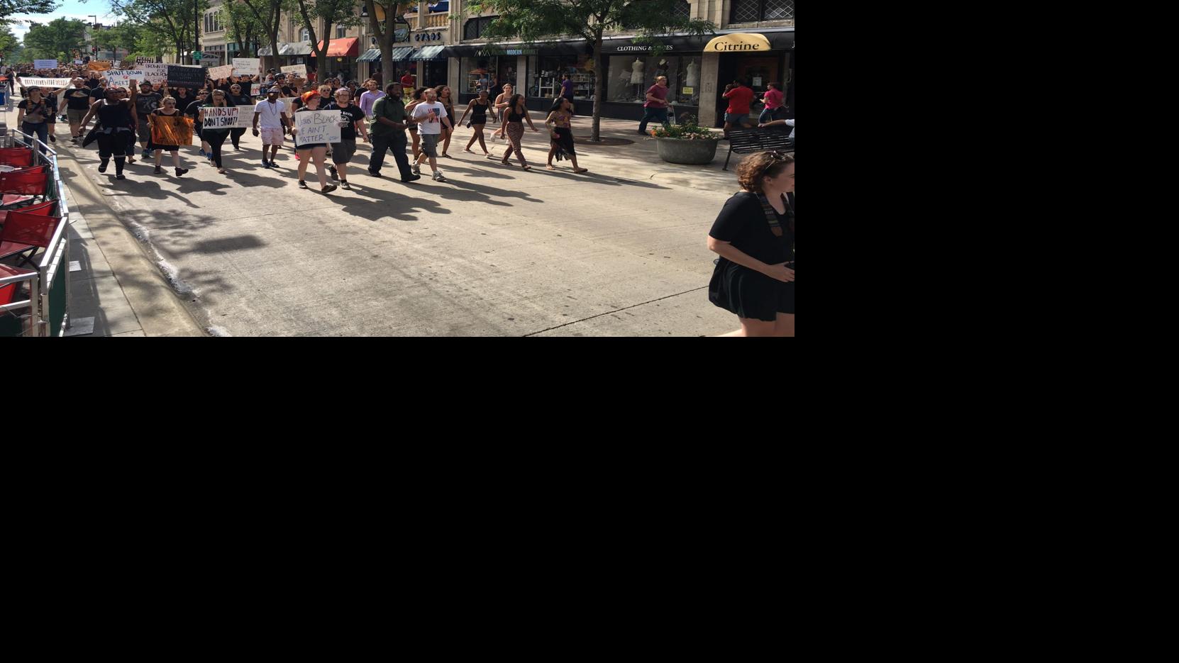 Around Town Black Lives Matter Protesters In Madison Racist