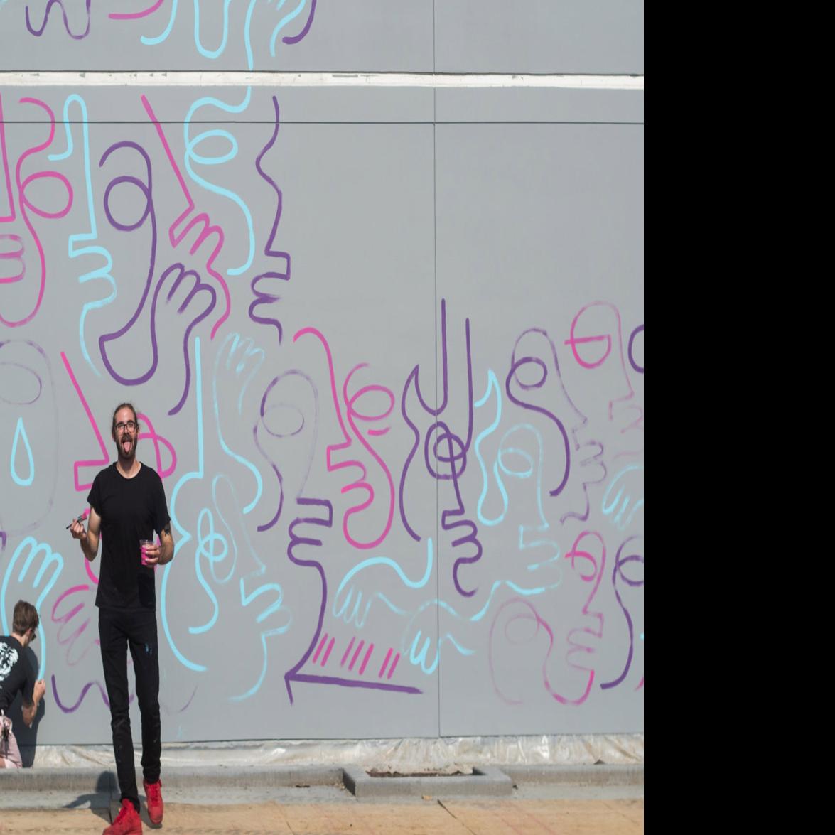 Influenced By Cubism And Cartoons Muralist Stefan Matioc Is Very