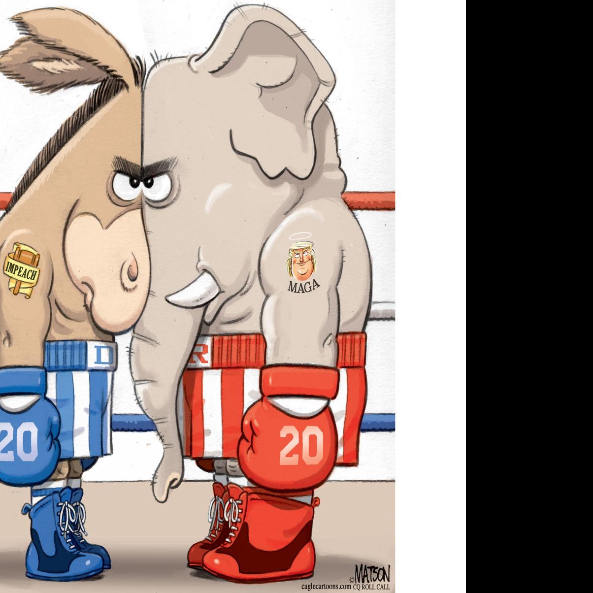 The 2020 Bout Is About To Begin In R J Matson S Latest Political Cartoon Opinion Cartoon Madison Com Privileged classes refused to pay taxes. r j matson s latest political cartoon