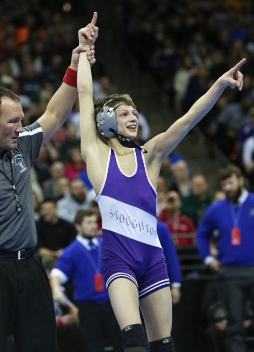 Wiaa State Wrestling Stoughton S Brandon Klein Wins Gold In First State Appearance High School Wrestling Madison Com