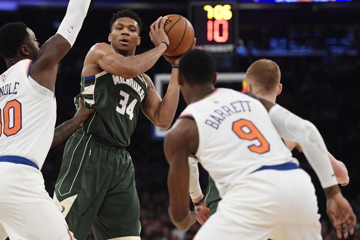 Giannis Antetokounmpo S Third Triple Double Of Season Powers Bucks
