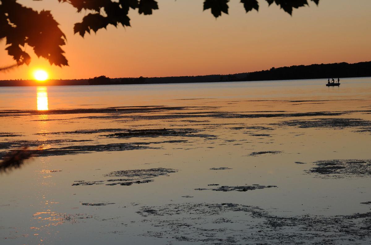Wisconsin lake sunrise