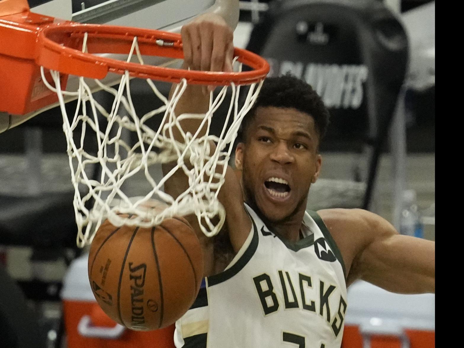 Giannis Antetokounmpo Bucks Beat Nets Pull Even In Second Round Playoff Series Basketball Madison Com