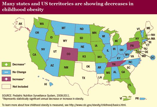 Childhood obesity on the decline nationally, but Wisconsin shows little ...