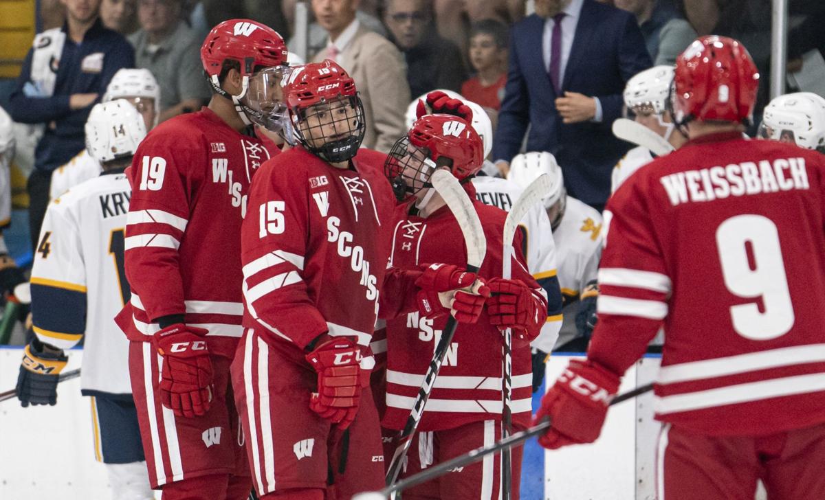 Badgers men's hockey power play