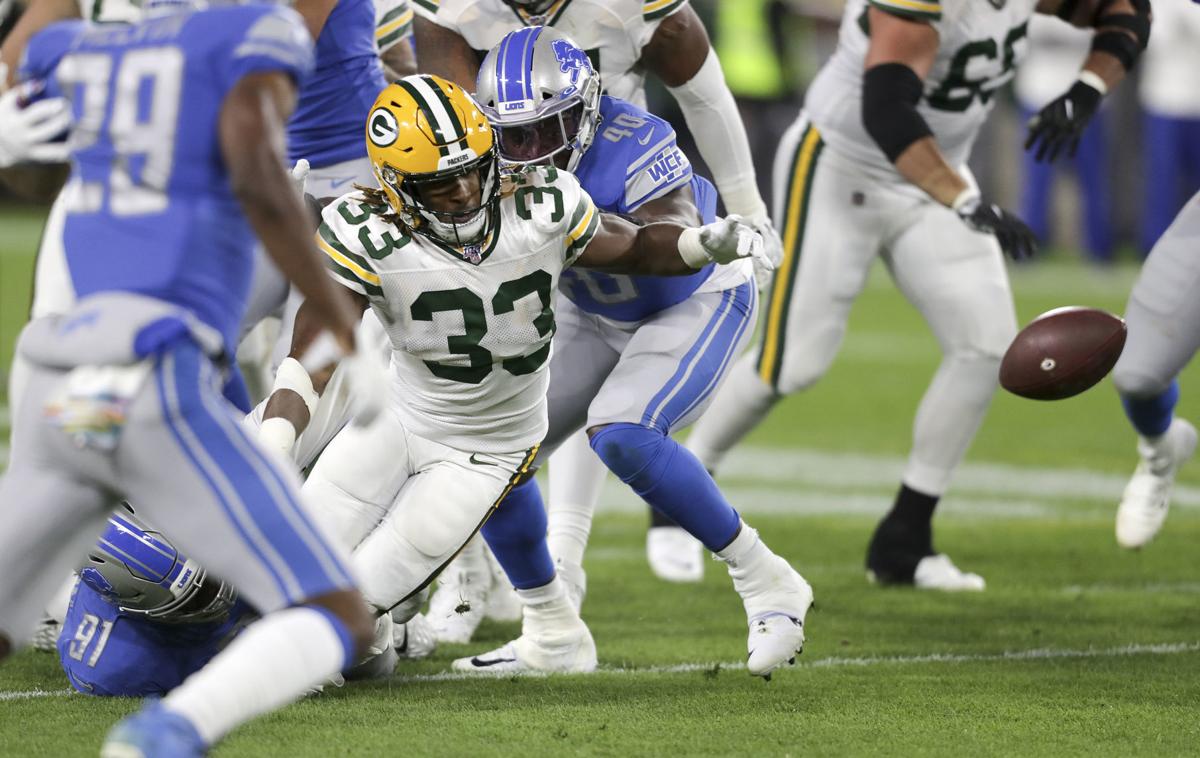 Aaron Jones - Packers vs. Lions