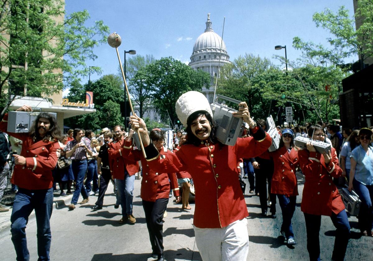 Leon Varjian boombox parade
