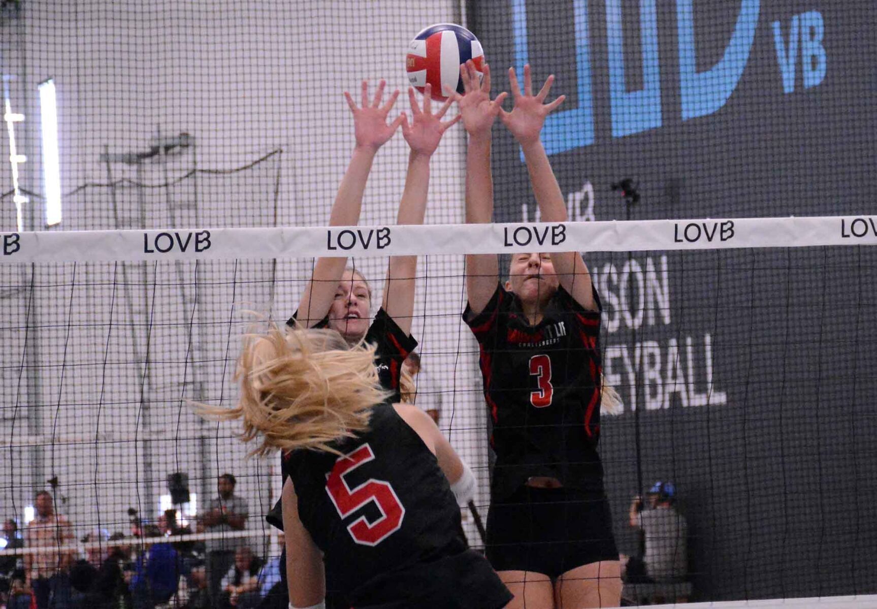 Photos Scene from the Trailways Conference volleyball tournament