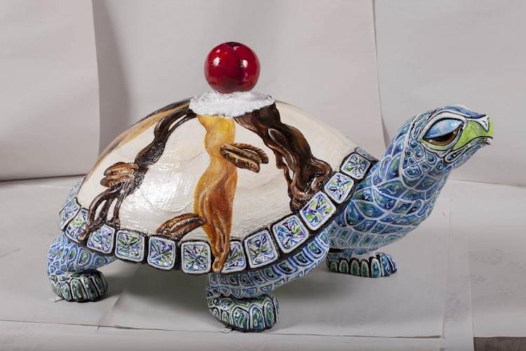 Off the Wall Fiberglass zoo animals featured at Art Zoobilee