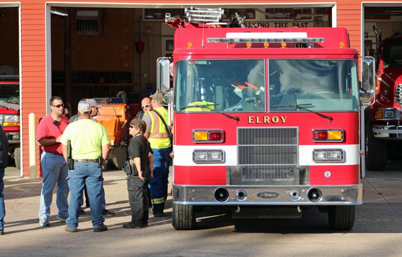 Gov. Walker visits Elroy amid flooding