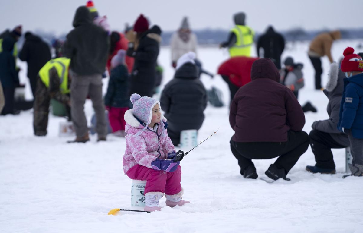 Learning to set the hook as Kids Ice Fishing Day celebrates 25 years