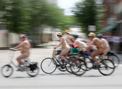 2019 World Naked Bike Ride in Madison