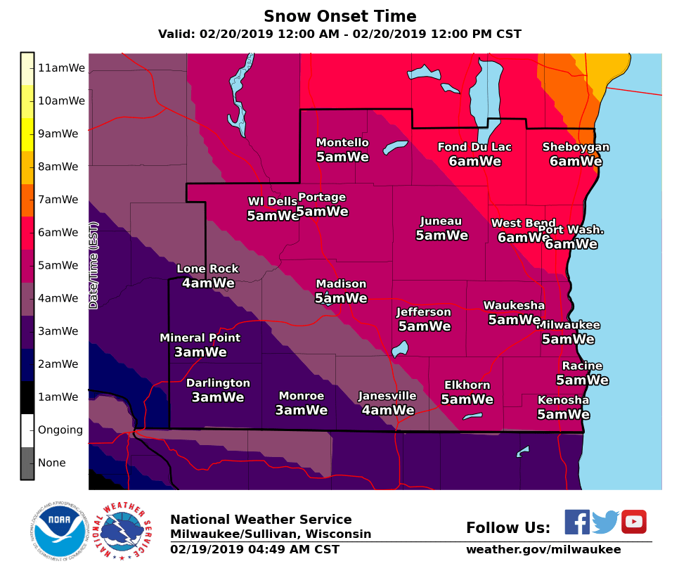 Winter weather advisory posted for southern Wisconsin’s next storm. See