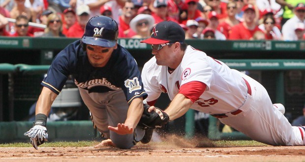 Cardinals beat Lohse again, top Brewers 4-2