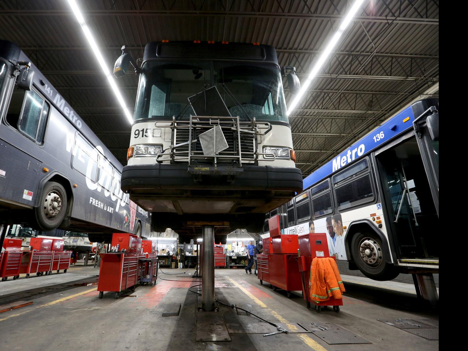 Photos Inside The Madison Metro Transit Bus Barn Local News Madison Com