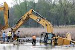 Watch Now: Dane County excavator sinks in Yahara River, rescue mission launched