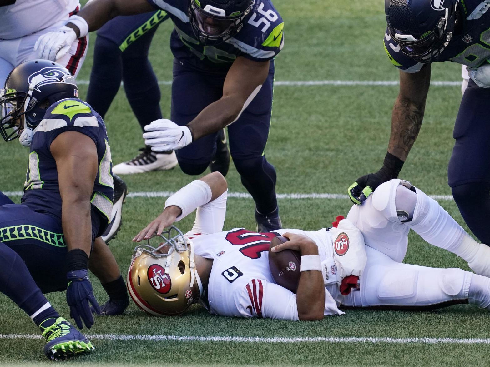 Battered 49ers Sustain More Injuries In Rout By Seahawks With Packers Game Thursday Pro Football Madison Com