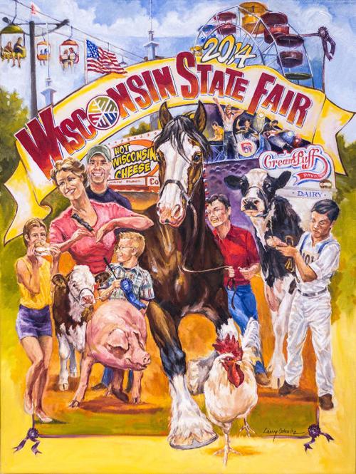 First Grand Champion Of Wisconsin State Fairtastic Poster Art