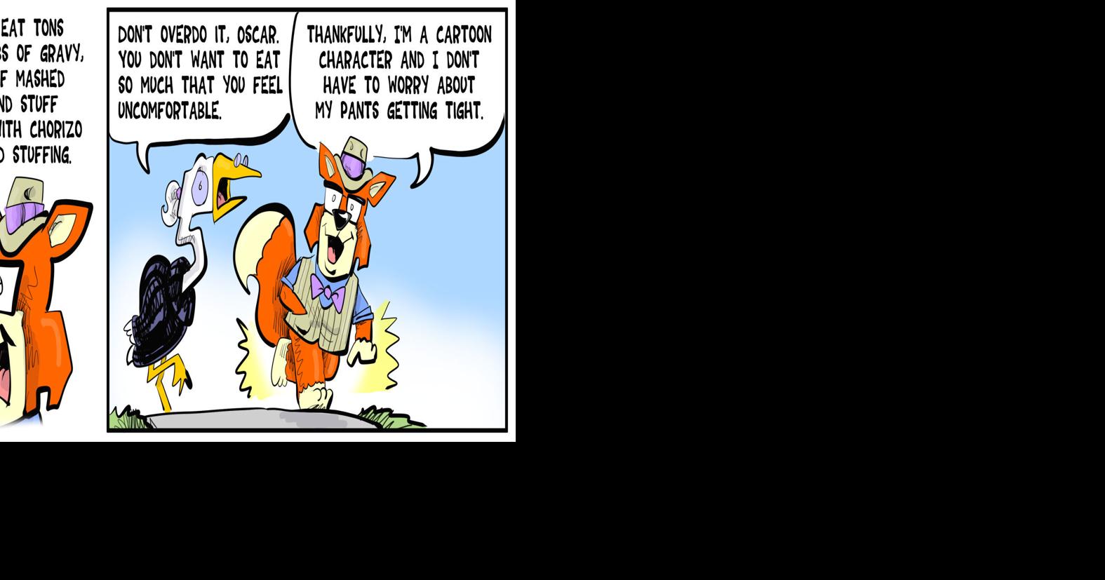 Oscar Fox gets excited for Thanksgiving