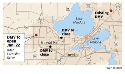 Madison DMV sites