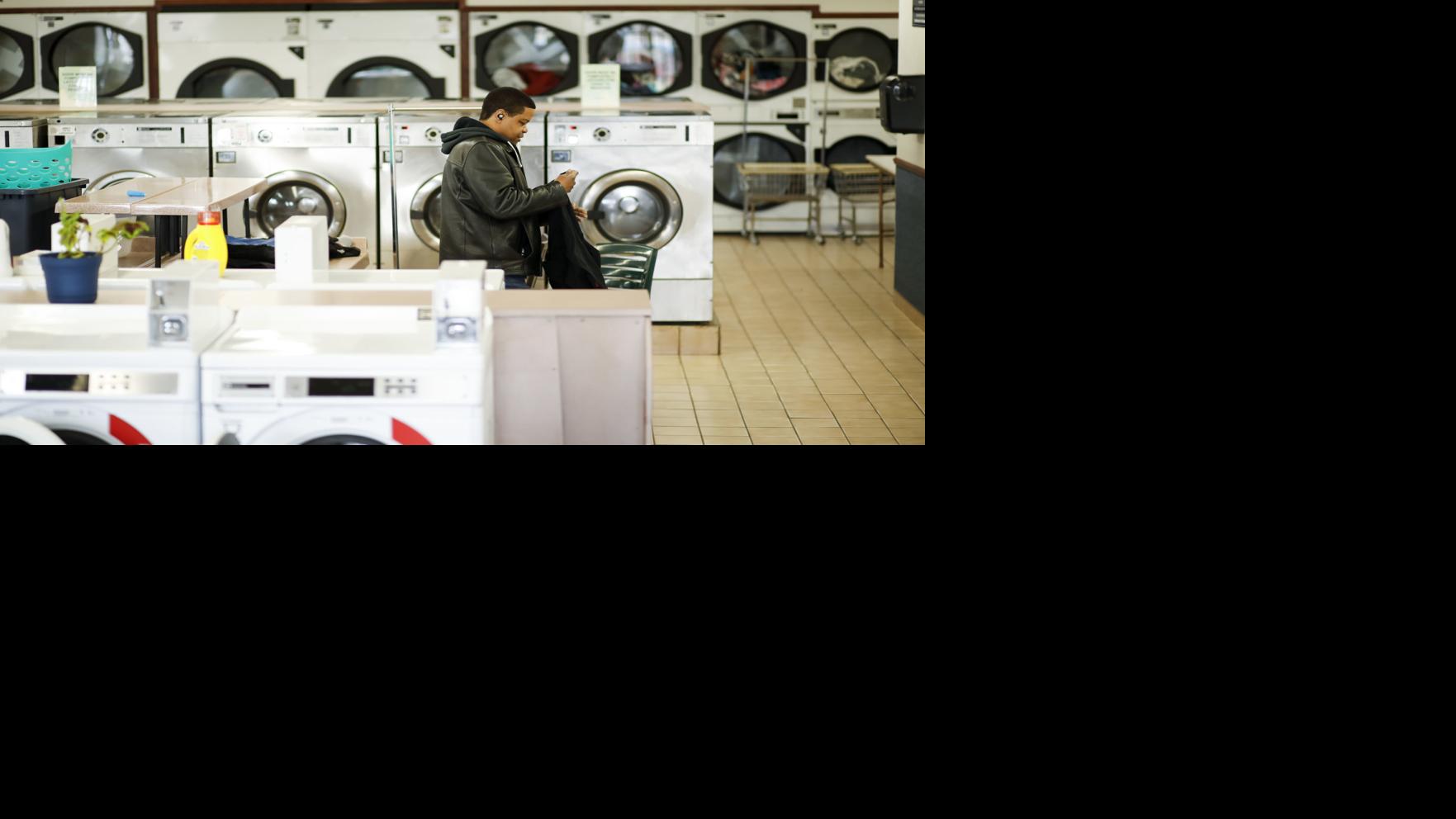 Laundry Day During A Pandemic Keep Space In Laundromats Use Hot