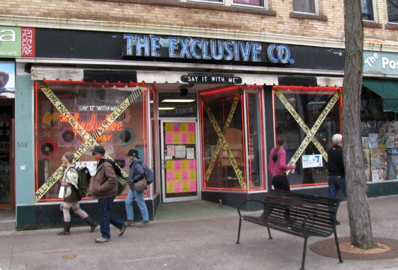 The Exclusive Co. — State Street's last fullline record store — seeks