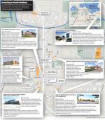 South Madison map