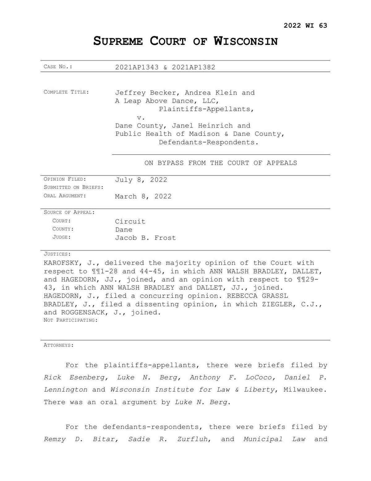 Wisconsin Supreme Court upholds ability of local public officials to