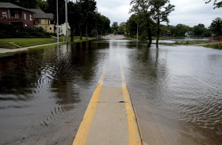 East Johnson Street flooding August 2018