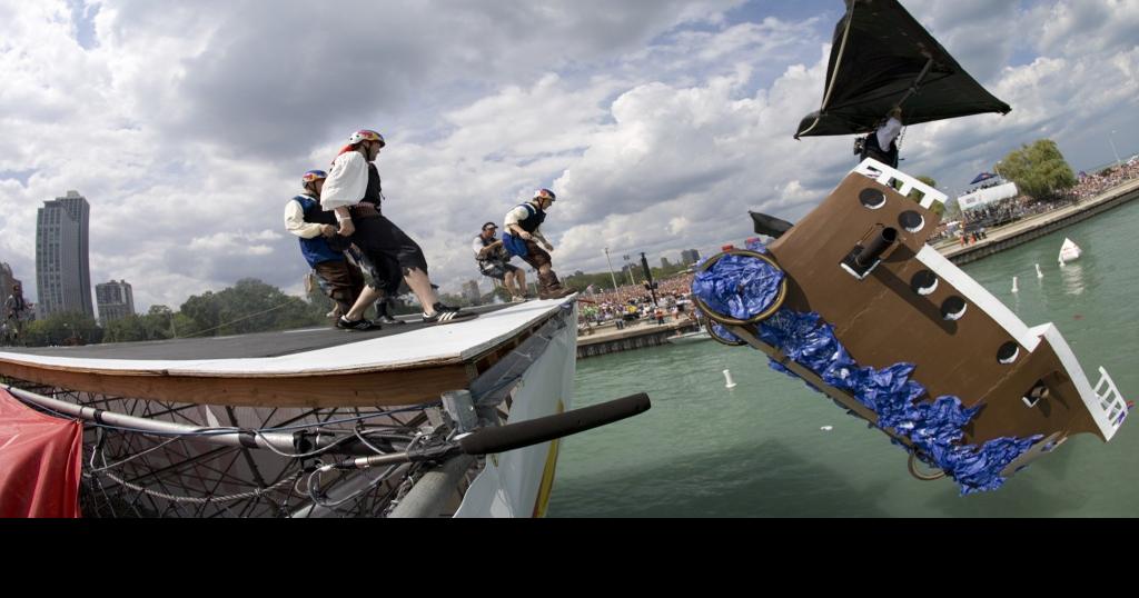 Two Madison teams take a flying leap at the Lake Michigan Flugtag
