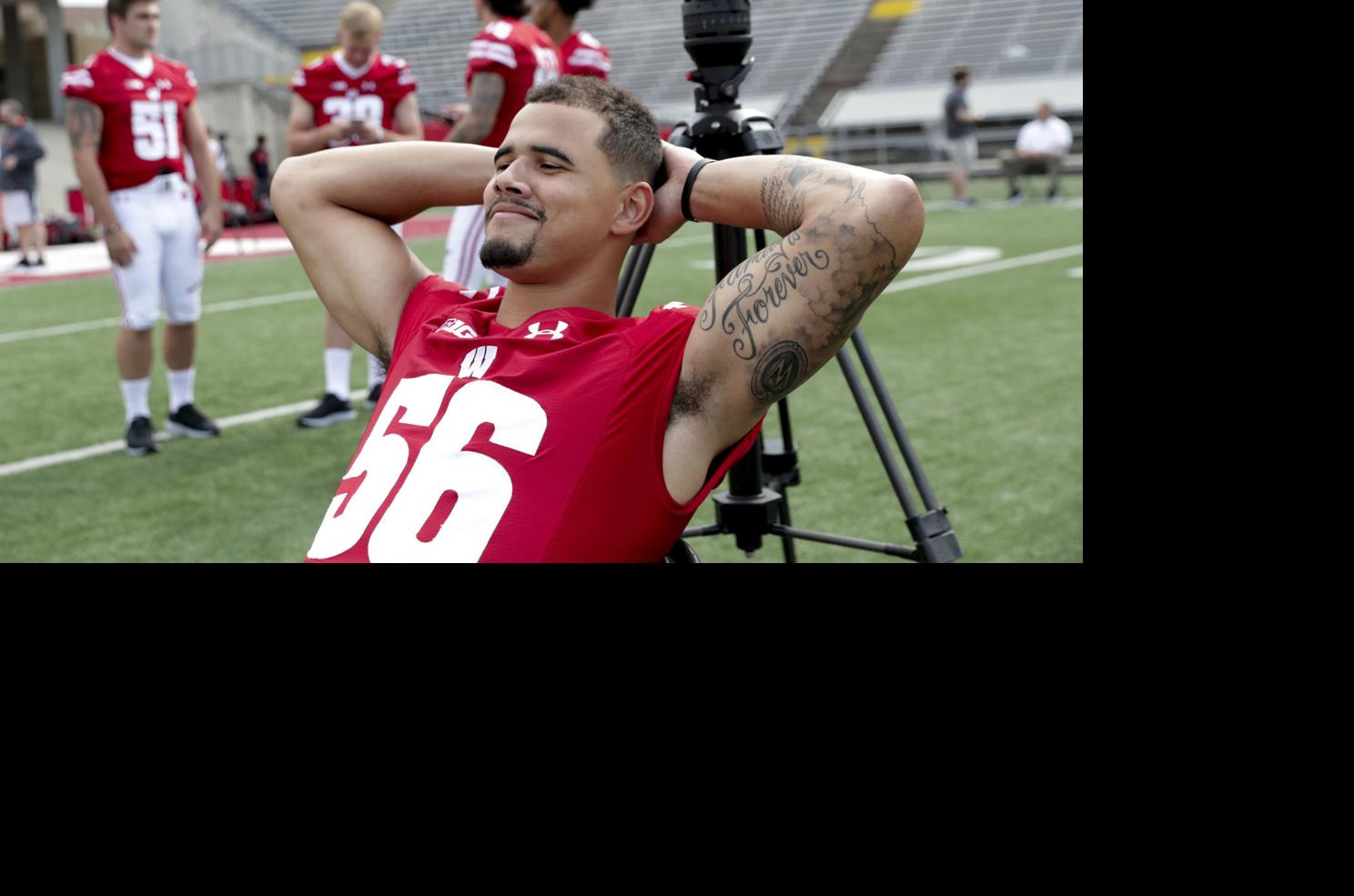Now Physically Healthy Badgers Outside Linebacker Zack Baun