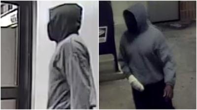 Walgreens robber surveillance photos collage