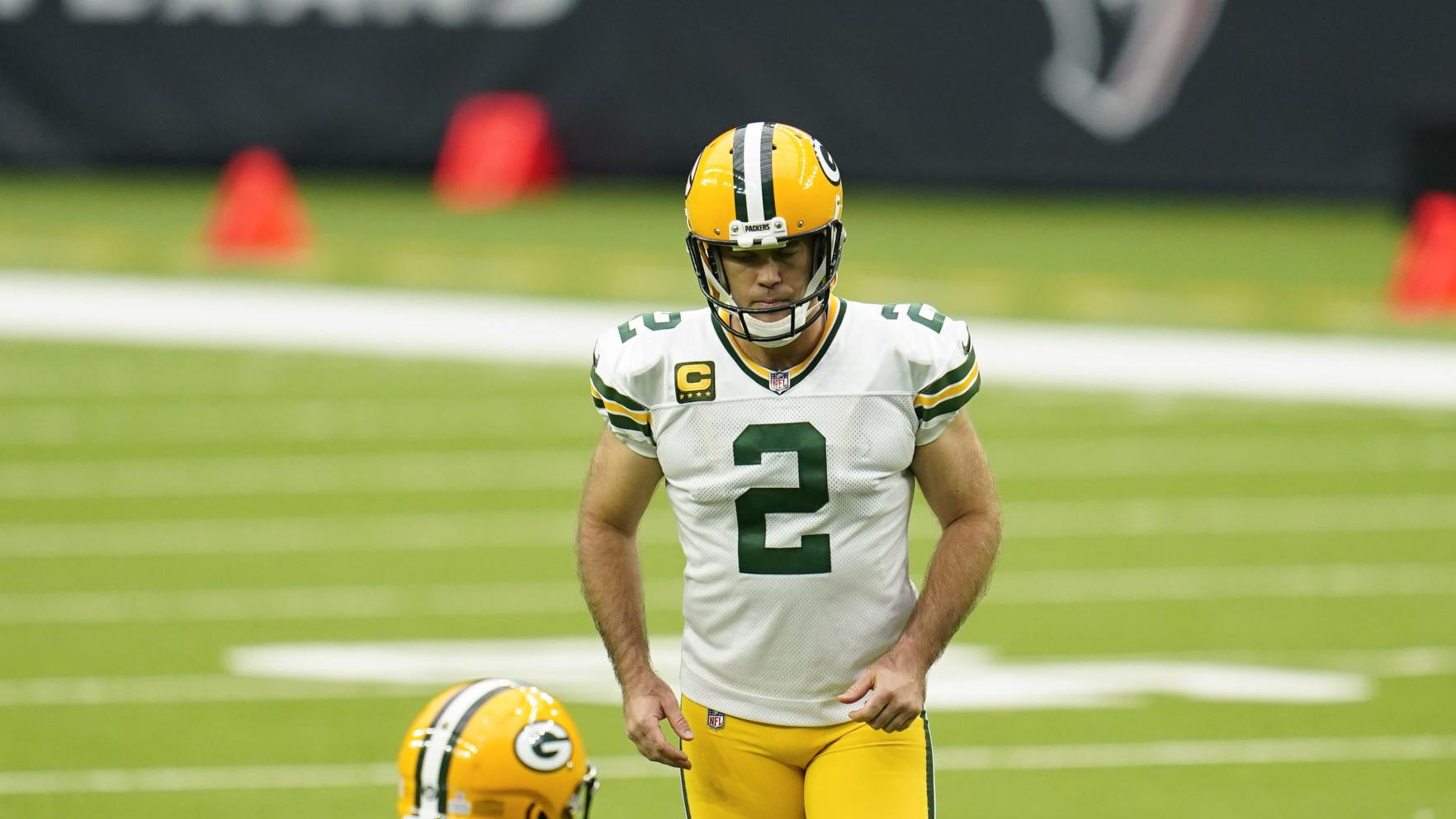 After 214 Consecutive Games Mason Crosby Questionable For Sunday S Game Against Vikings Pro Football Madison Com