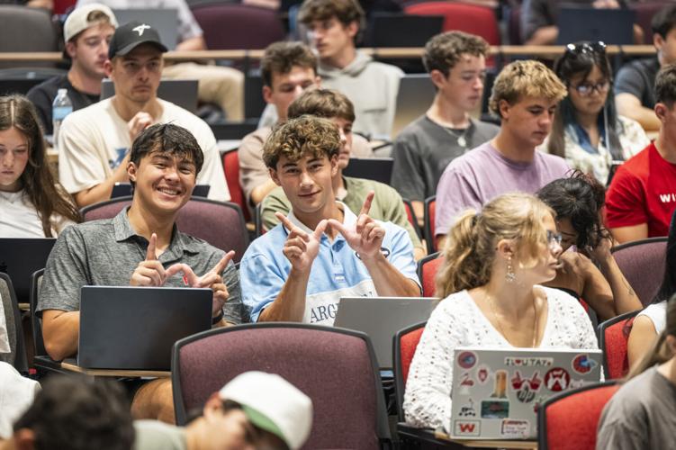 A first day of classes, full of motion