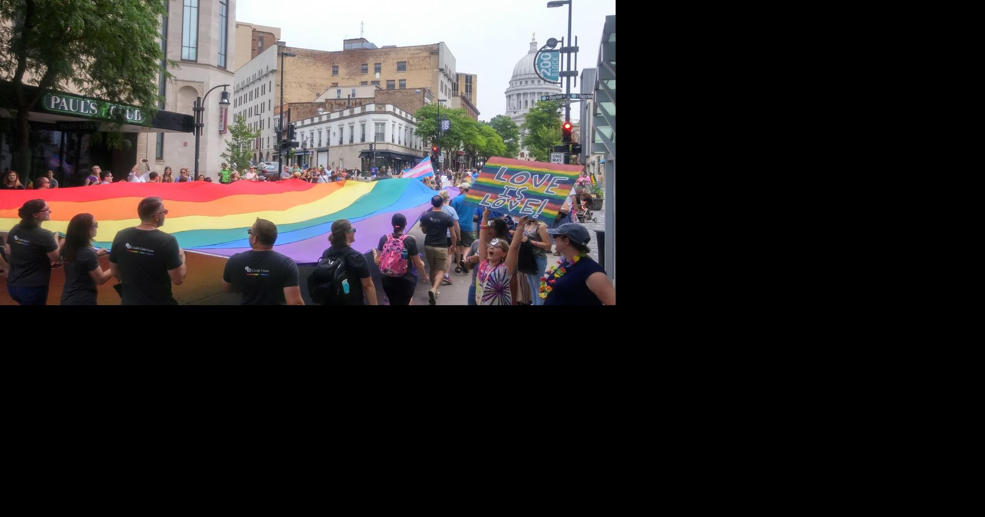 Hundreds take to Downtown to support LGBT community during annual Pride ...