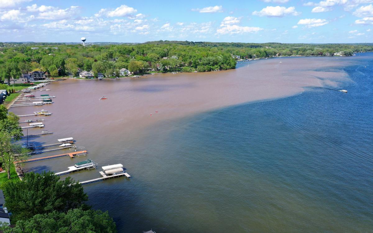 Memorial Day Weekend boaters greeted by large plume of silt on Lake Mendota