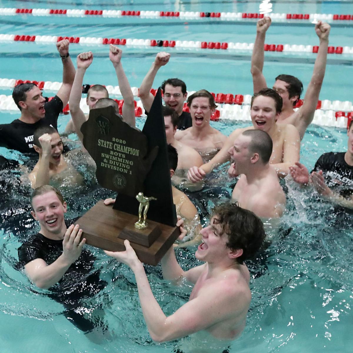 Middleton Boys Win First State Swimming Championship Without Winning A Race High School Swimming Madison Com 2022 Wiaa Division 2 State Championship Boys Swimming Results