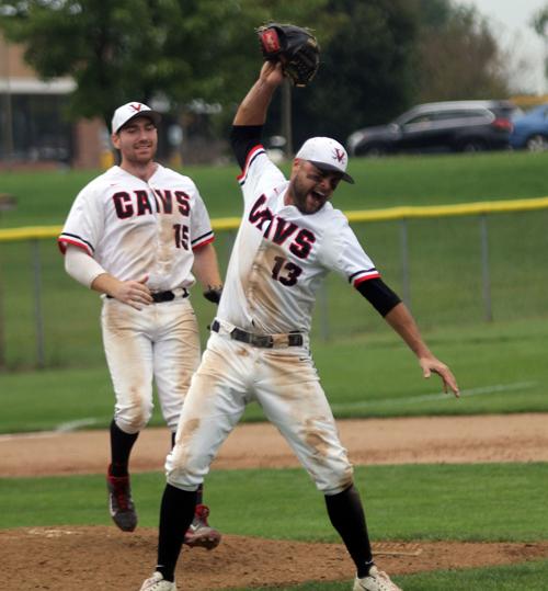Home Talent League baseball photo: Verona celebrates league title