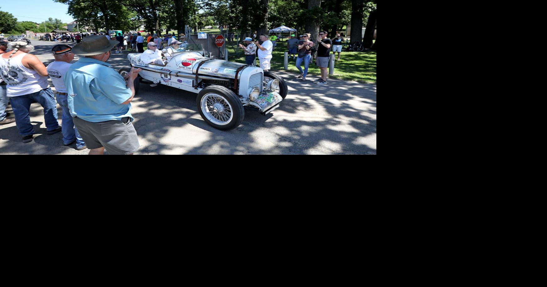 Watch now: Classic cars roll into Sun Prairie as pit stop in cross-country rally race | Local News