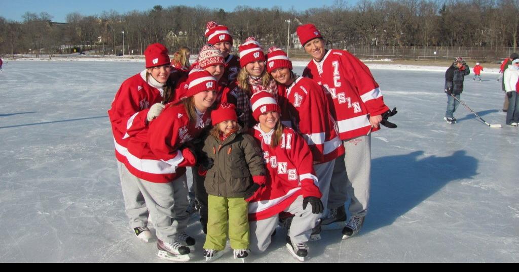 Around Town UW hockey players, fans break the ice at rink event