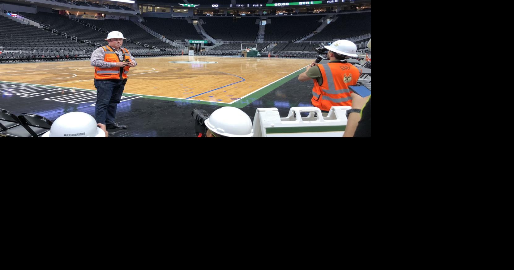 Photos: Get an inside look at the Milwaukee Bucks' new arena as it nears  completion