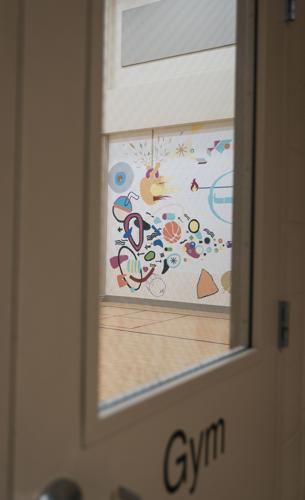 Detention center gym