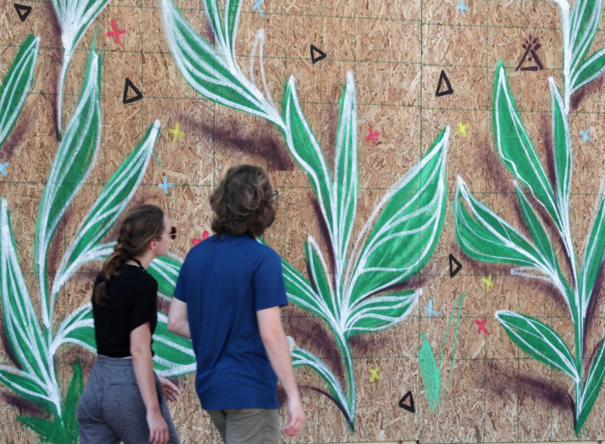 Art Brings Messages Of Solidarity Protest And Large Swaths Of