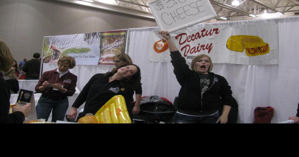 Table Talk Pilsner and cheese curds at the Isthmus Beer and Cheese Fest