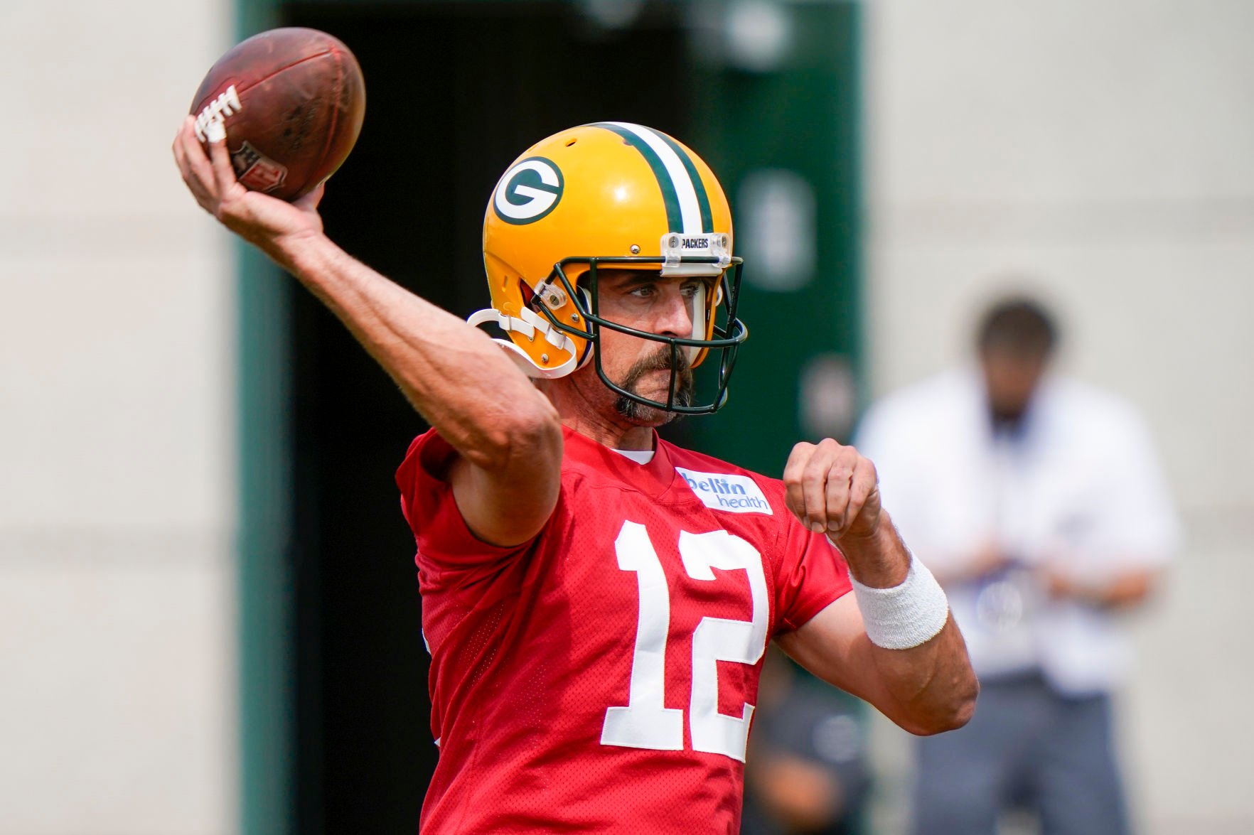 aaron rodgers red jersey