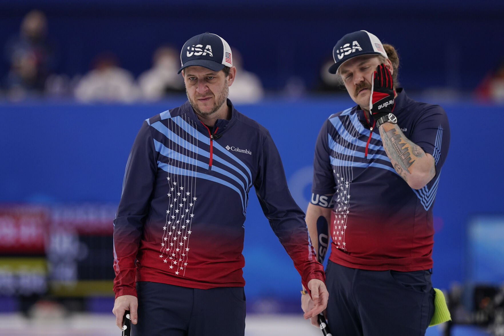 Matt Hamilton, Team USA mens curling team digs early hole, falls to Canada