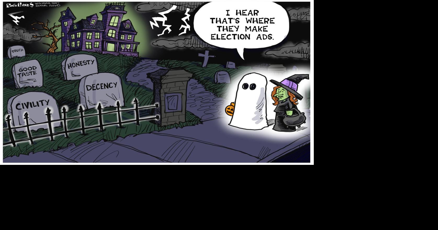 Phil Hands' spookiest cartoons for Halloween